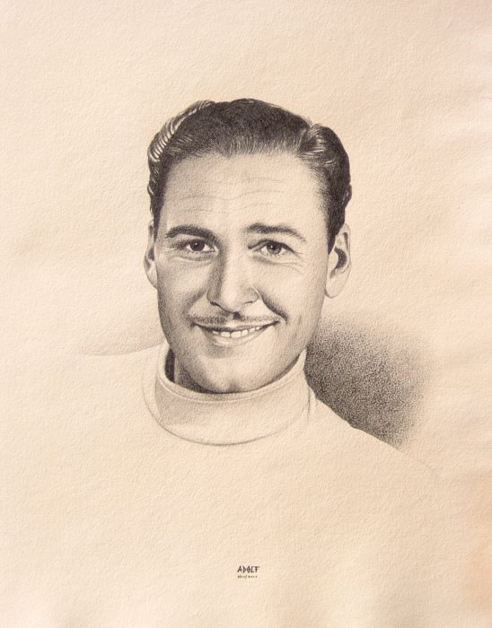 Errol Flynn drawing