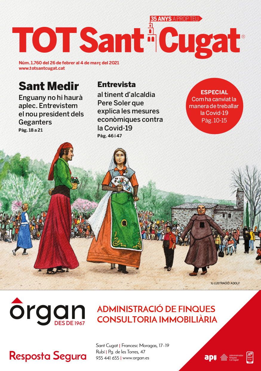 Portada sant medir Tot Sant Cugat