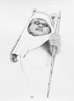 Ewok painting