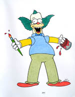 Krusty Simpson pintor