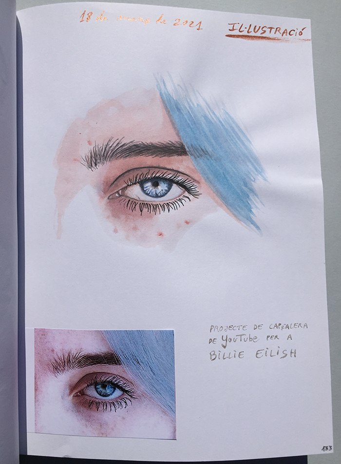 billie eilish eye