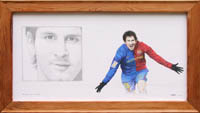 Leo Messi retrat
