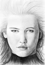 CLAUDIA SCHIFFER drawing