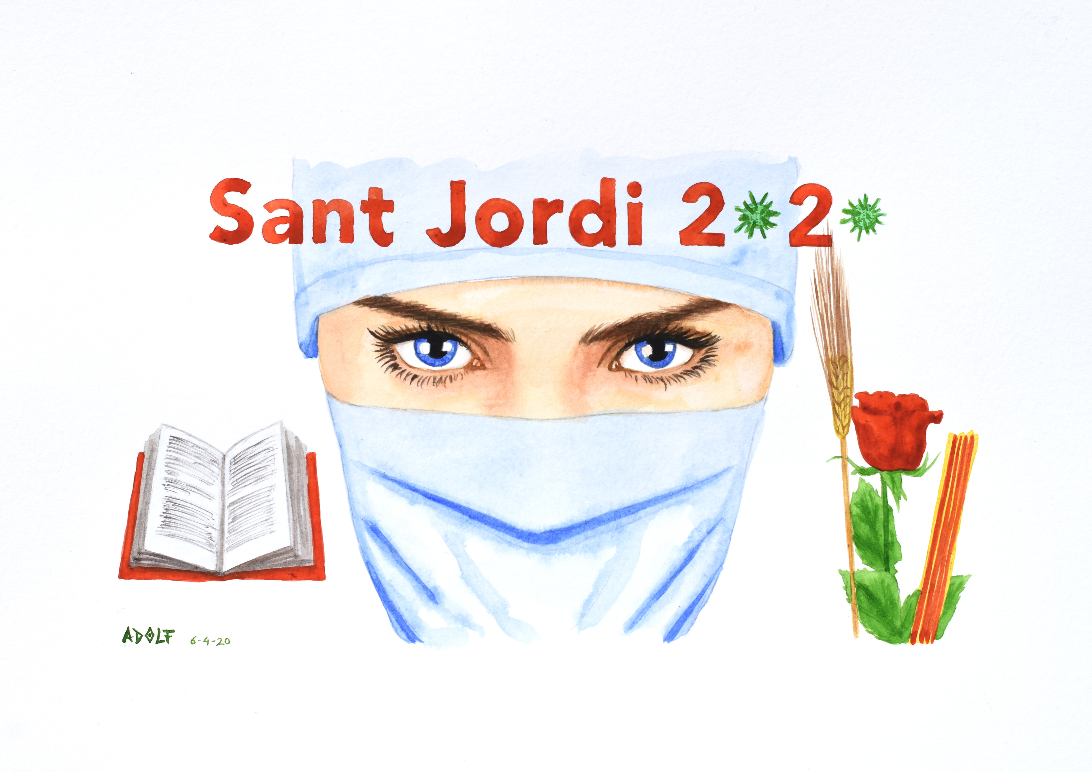 Sant Jordi confinat