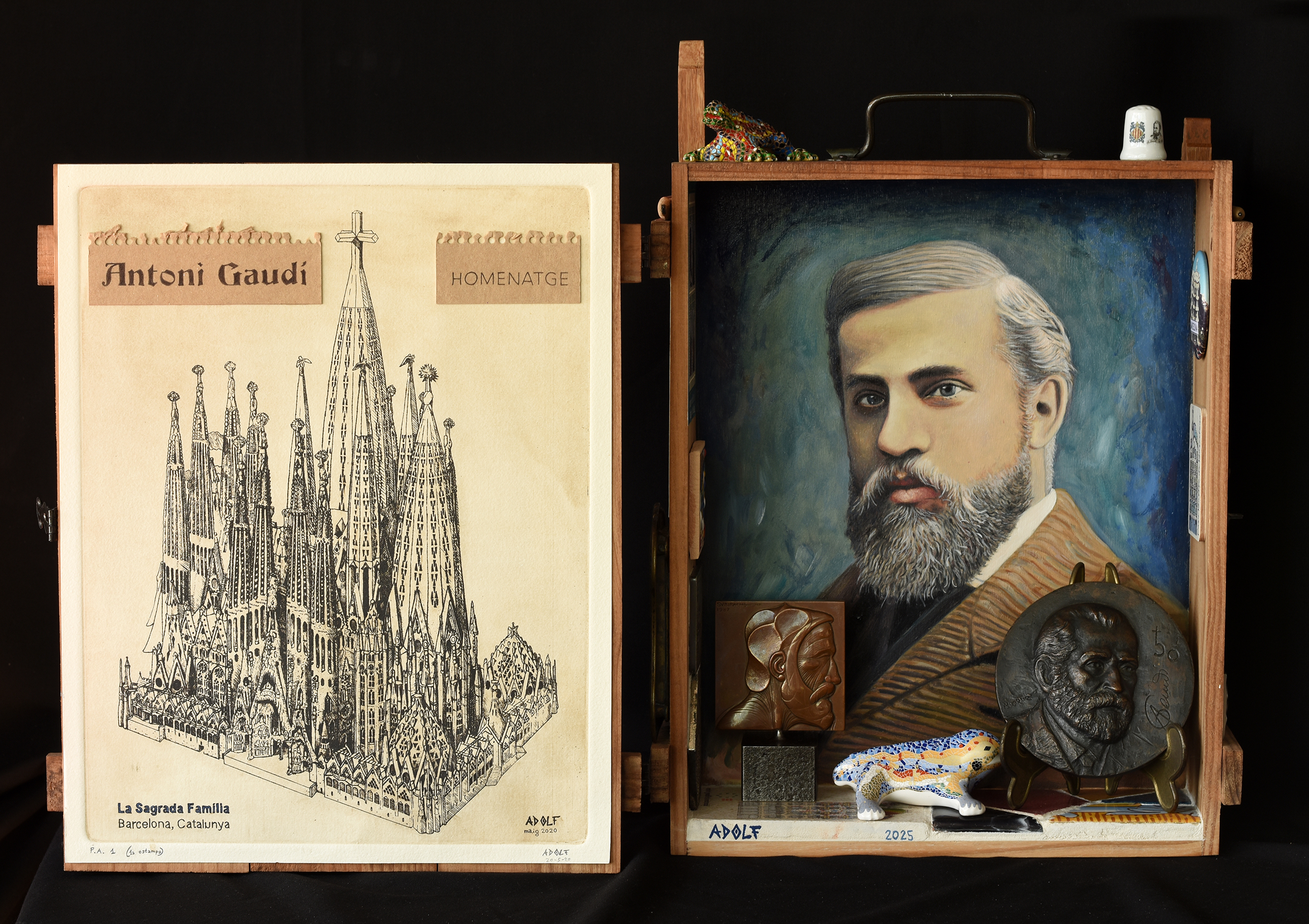 Antoni Gaudí retrat sagrada família